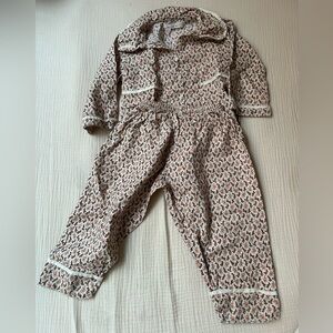 Doen floral kids pajama set